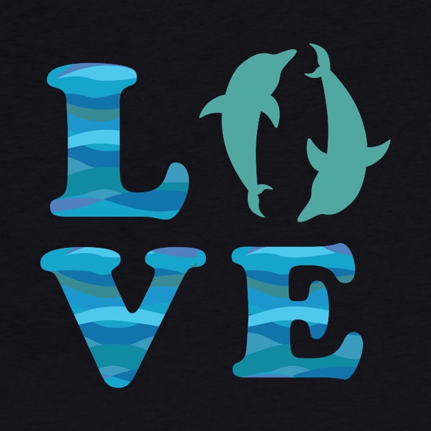 Love Dolphins by ThyShirtProject - Affiliate